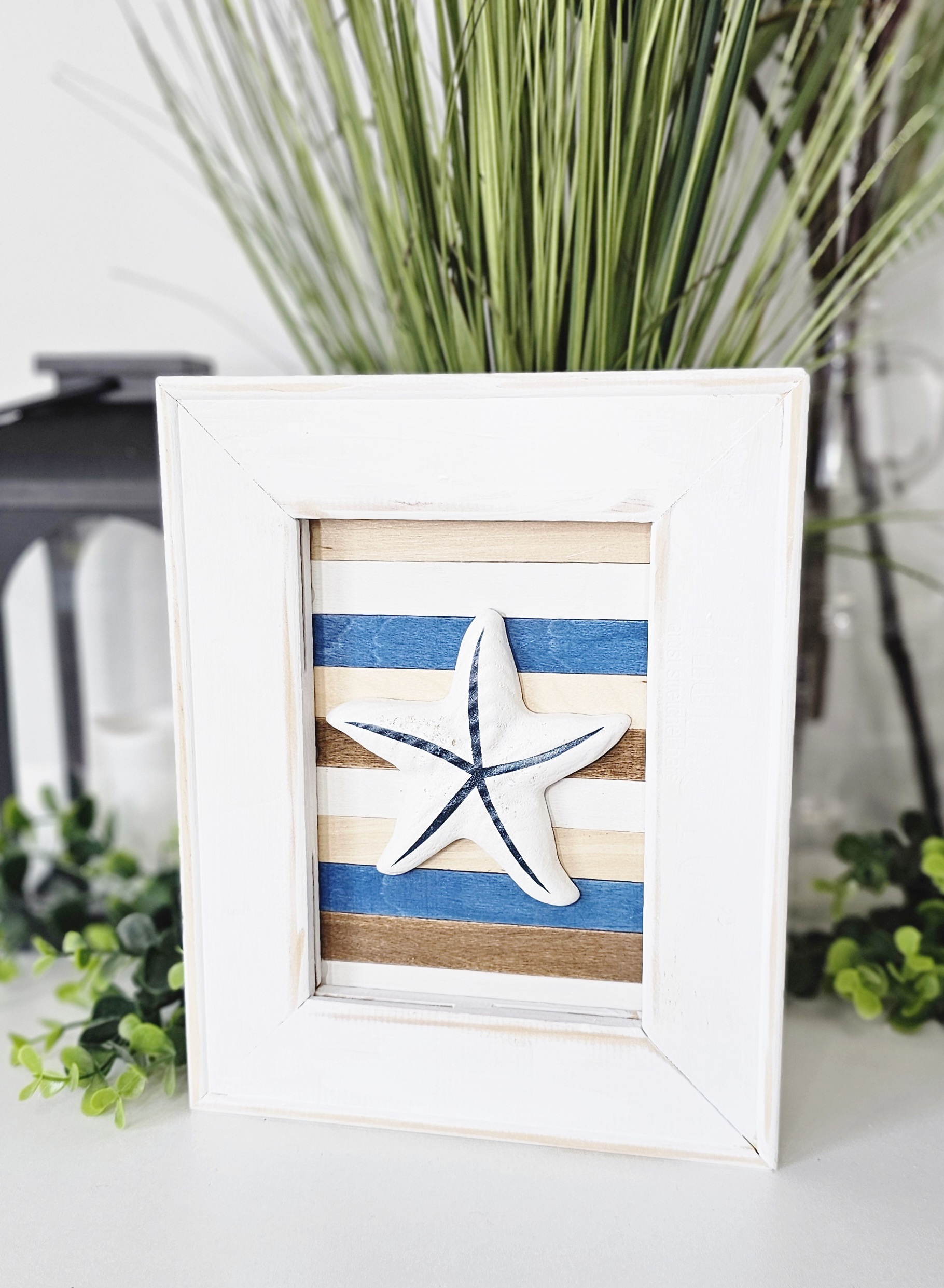 summer upcycled thrift store frames