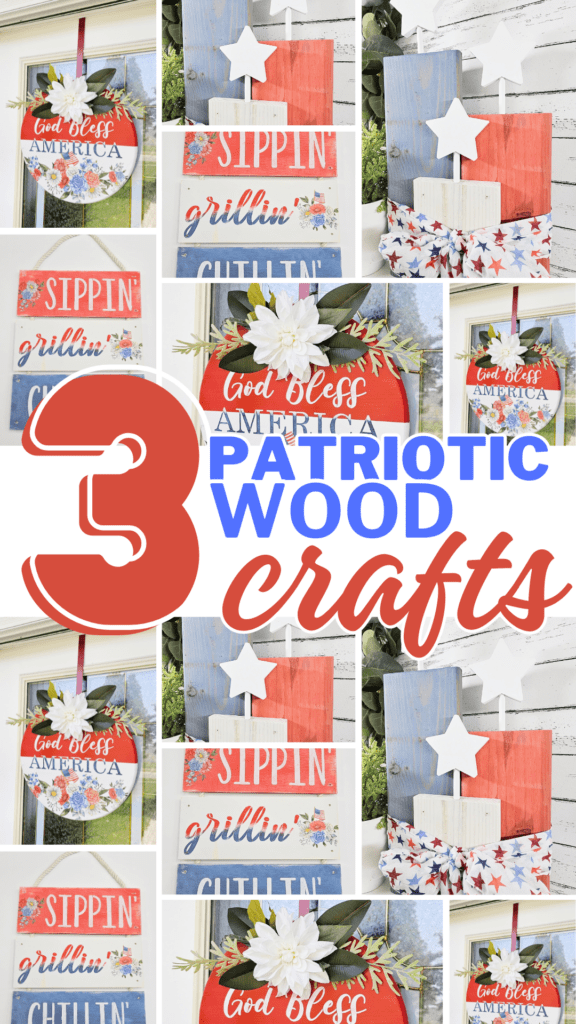 Patriotic wood crafts