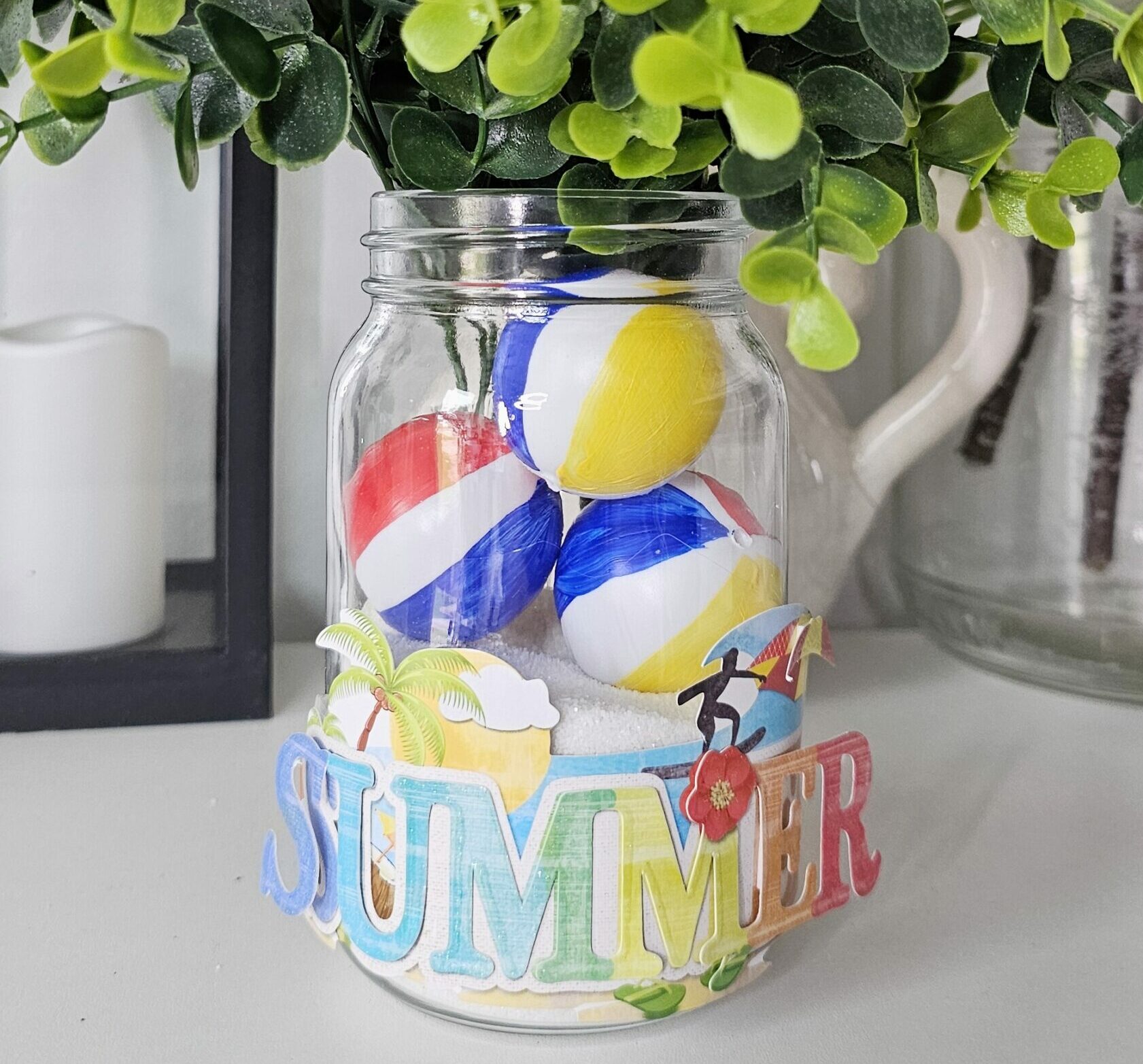 summer mason jar craft idea