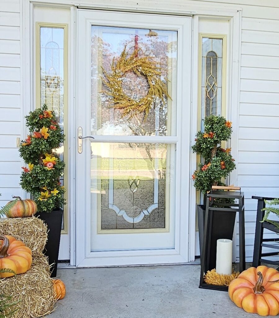 front porch fall decor