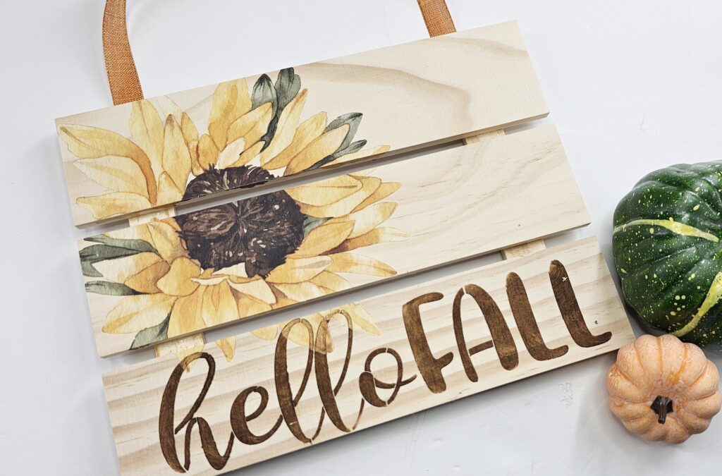 wood crafts for fall