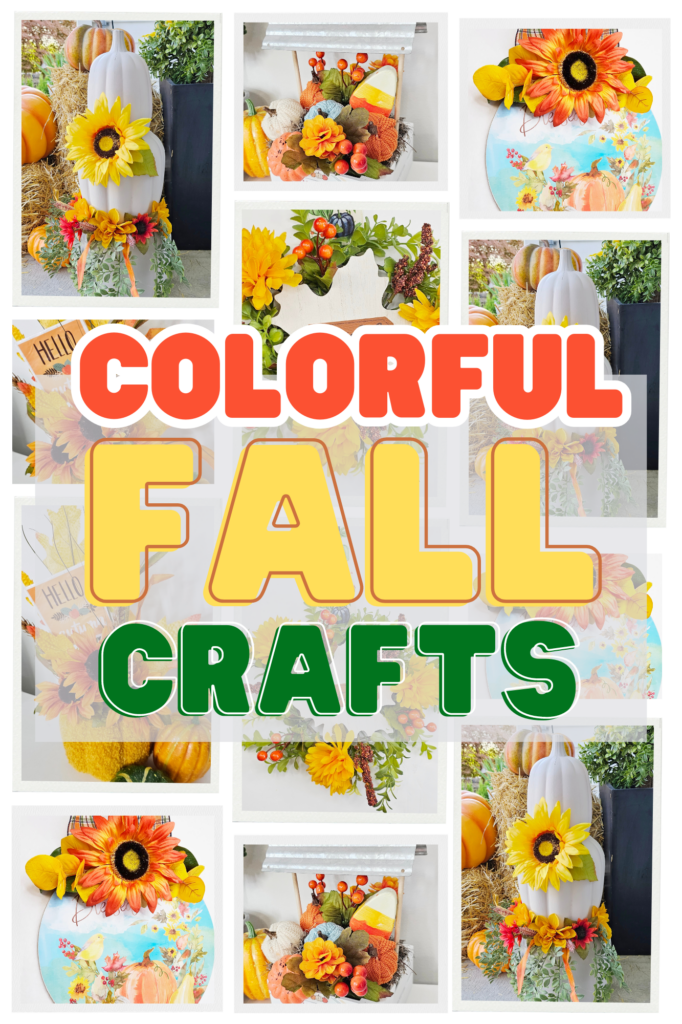 colorful fall crafts