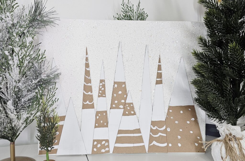 cardboard Christmas crafts