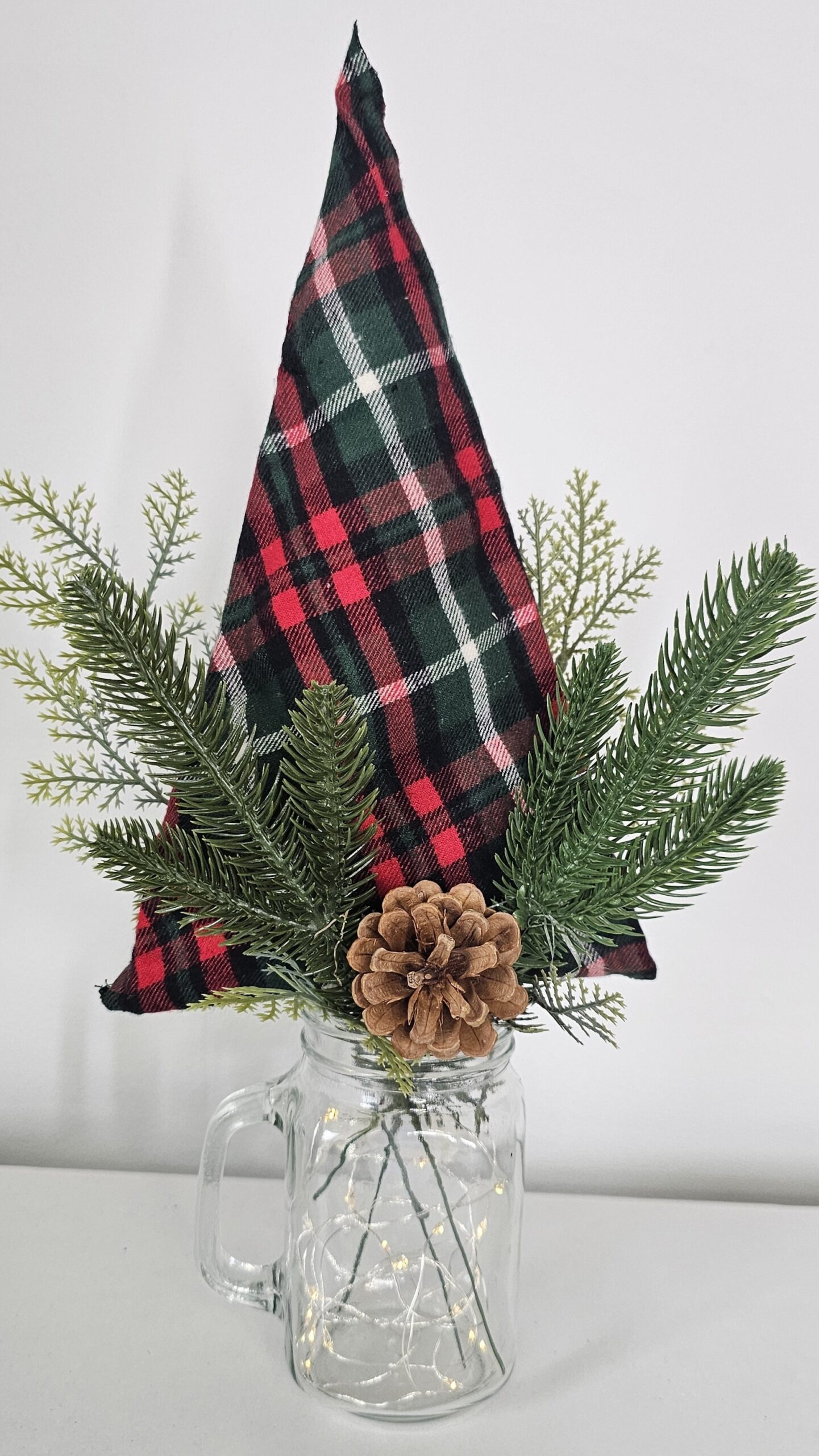 plaid Christmas crafts