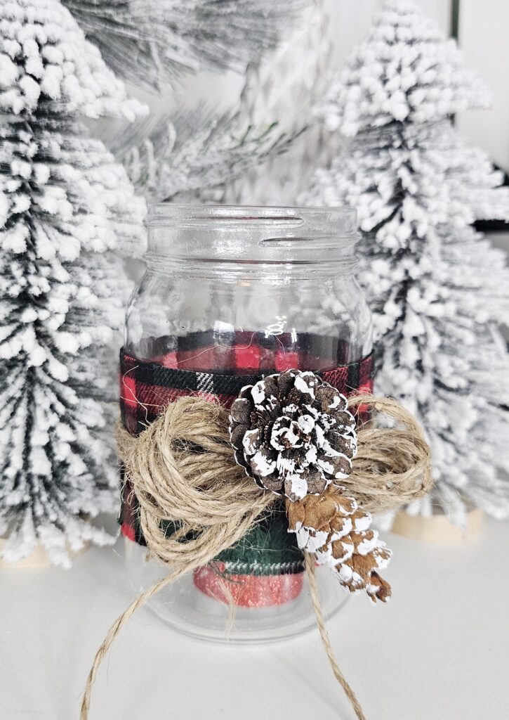 plaid Christmas crafts