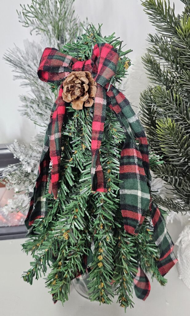 plaid Christmas crafts