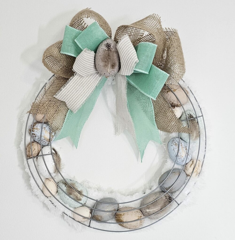 Dollar Tree Easter crafts in neutral tones