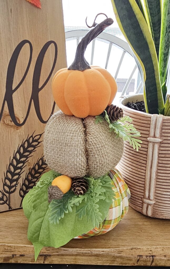 Dollar Tree pumpkin crafts