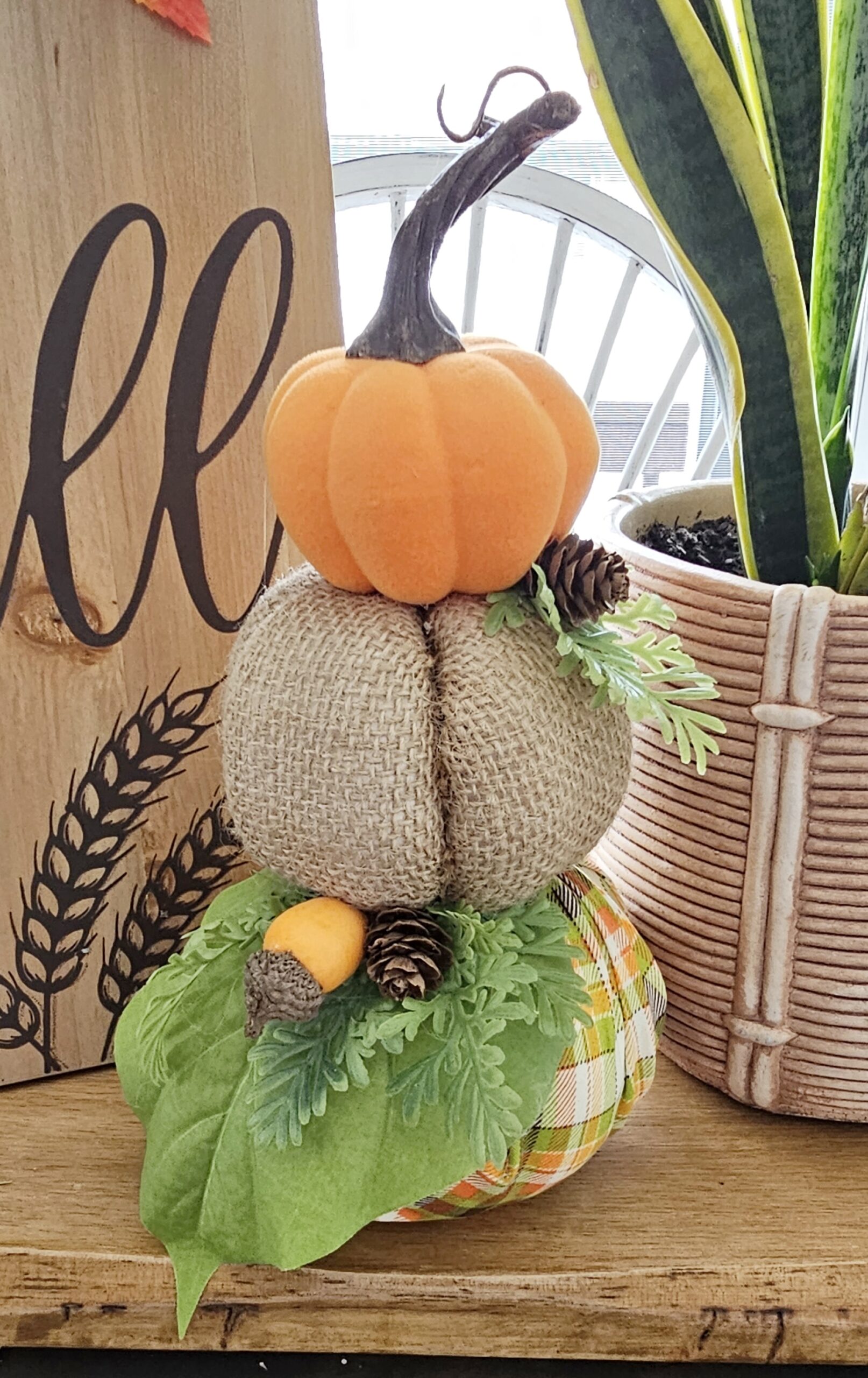 Dollar Tree pumpkin crafts