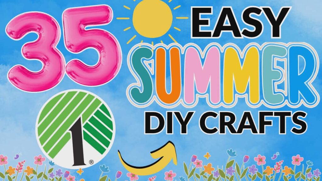 Dollar tree summer crafts